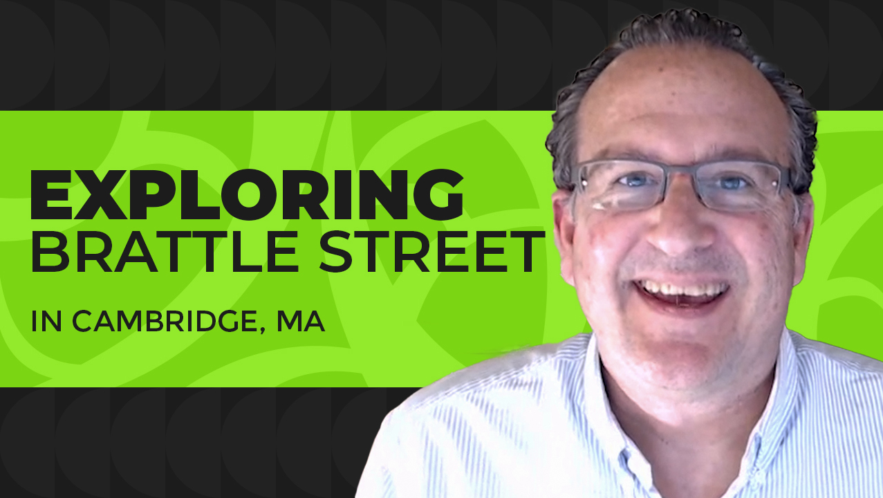 Video Map Tour of Brattle Street in Cambridge